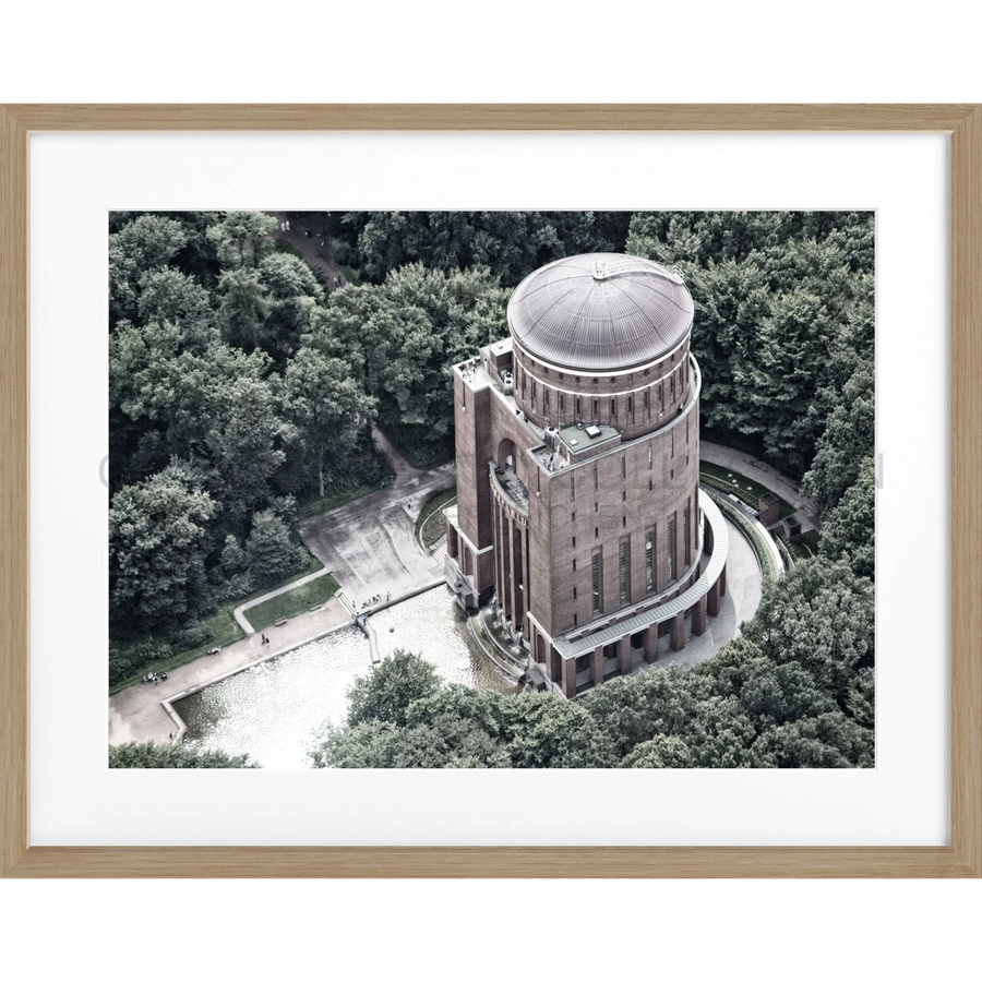 Poster Hamburg ’Planetarium’ HH14 - Eiche Furnier 1.5cm