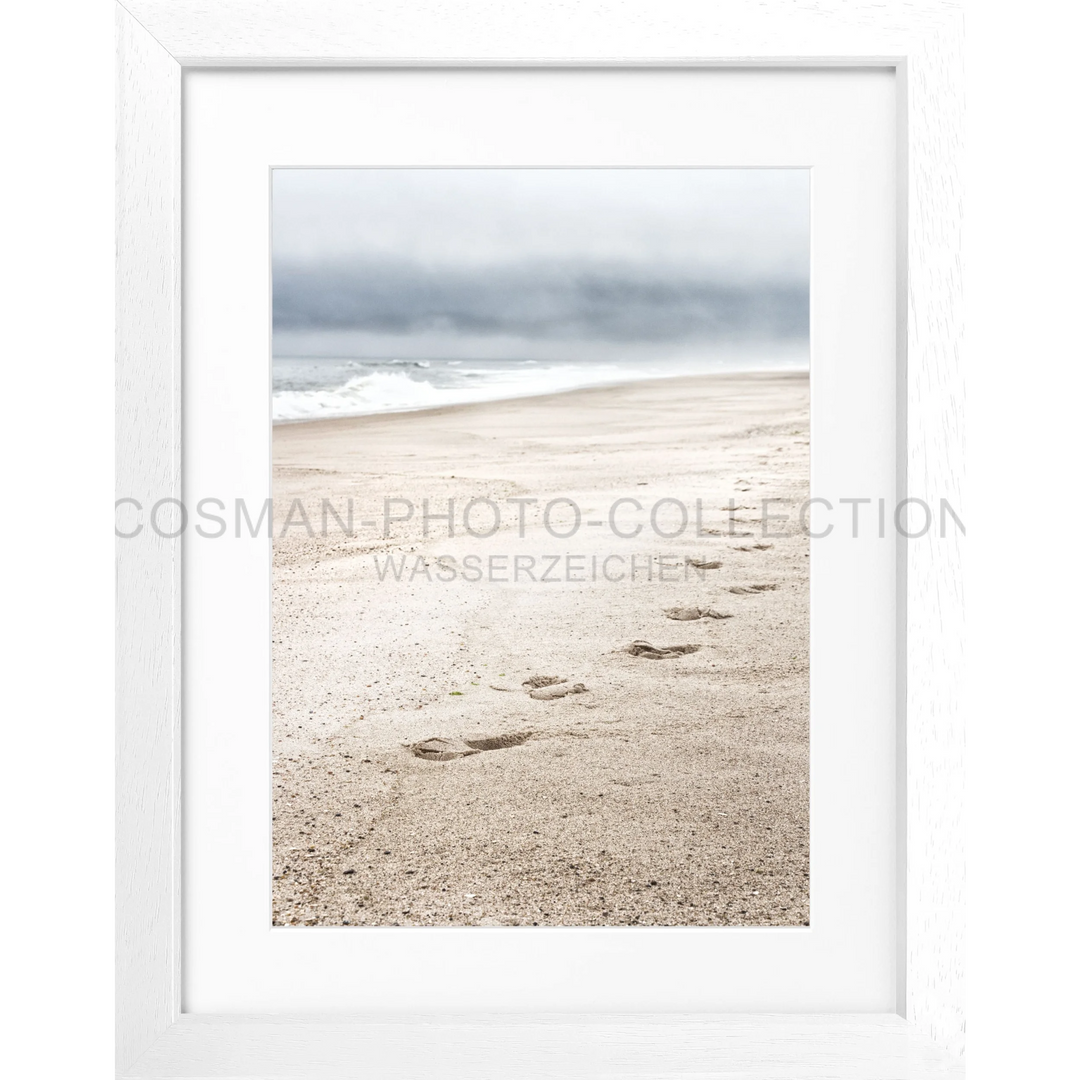 Poster Hamptons Long Island ’Beach’ HM16 - Weiss 3cm