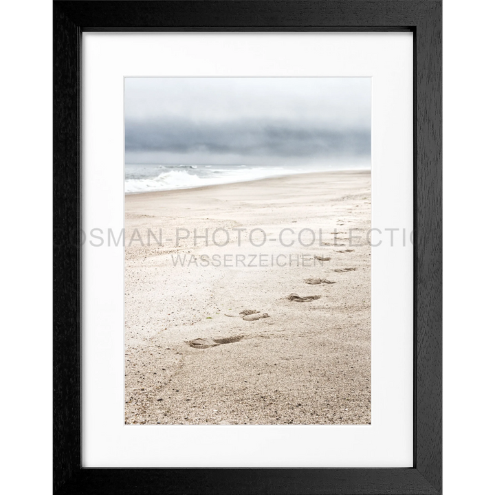 Poster Hamptons Long Island ’Beach’ HM16 - Schwarz 3cm