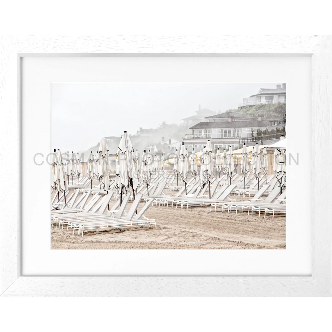 Poster Hamptons Long Island ’Beach’ HM20 - Weiss 3cm