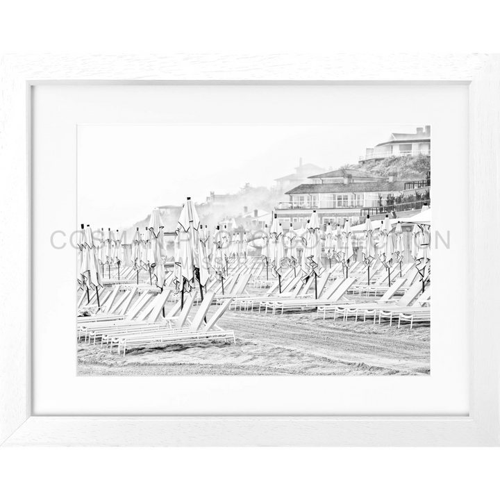 Poster Hamptons Long Island ’Beach’ HM20 - Weiss 3cm