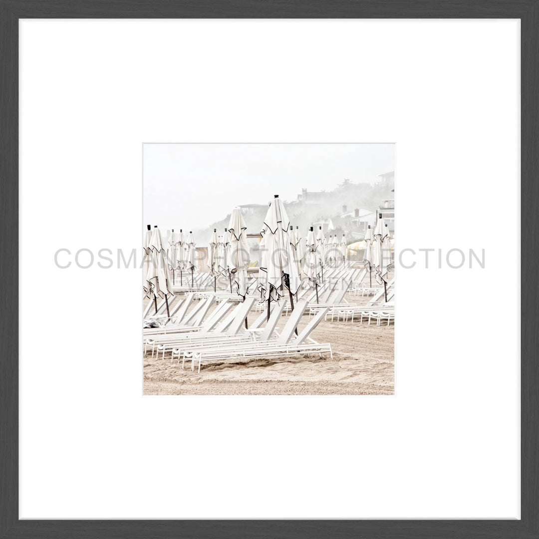 Poster Hamptons Long Island ’Beach’ HM20O - 43x43cm