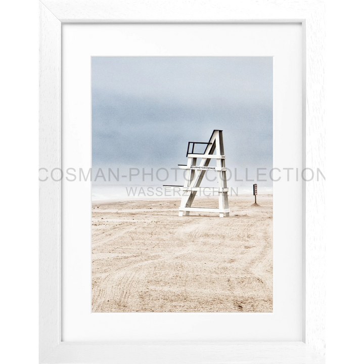 Poster Hamptons Long Island ’Beach’ HM27 - Weiss 3cm