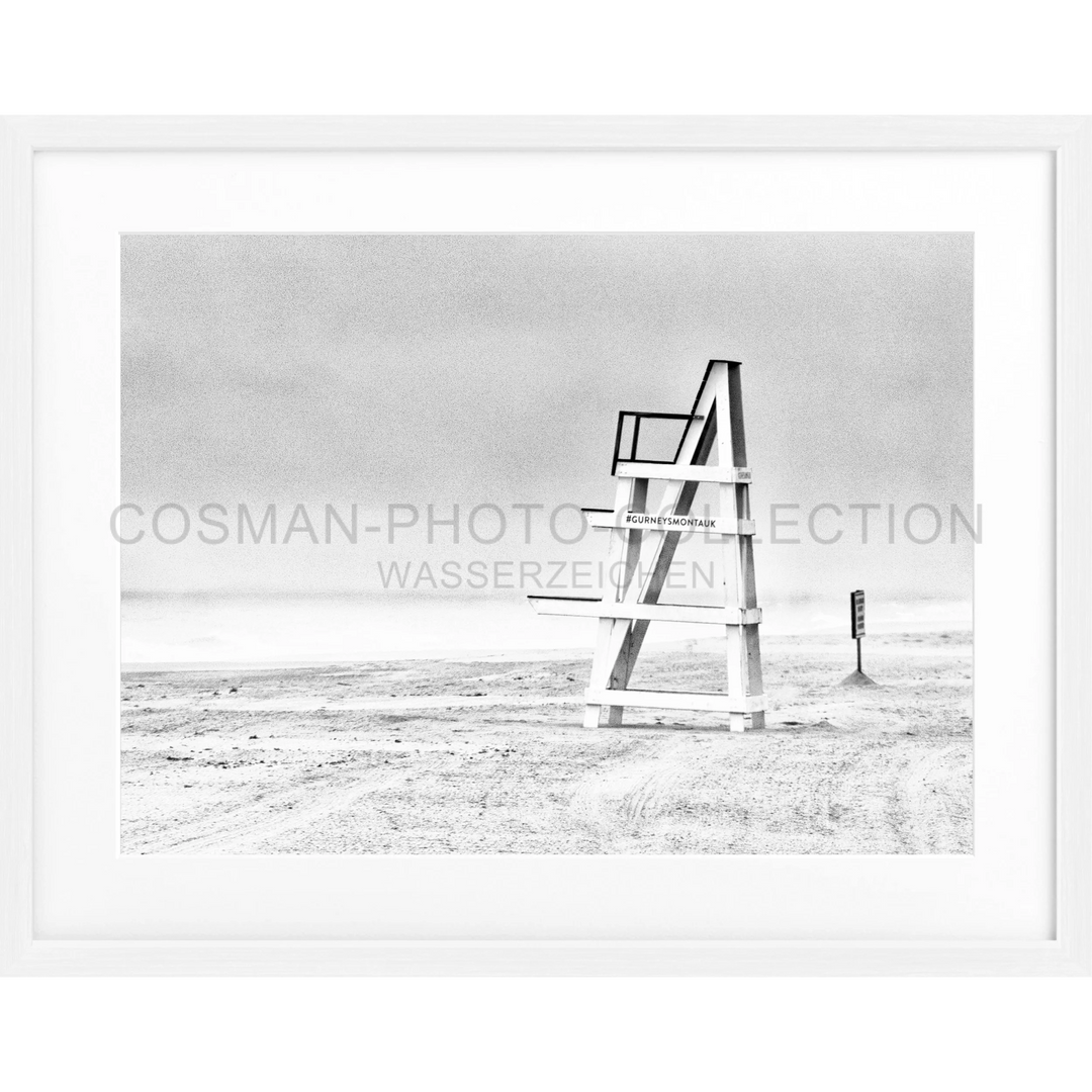 Poster Hamptons Long Island ’Beach’ HM27A - Weiss 1.5cm