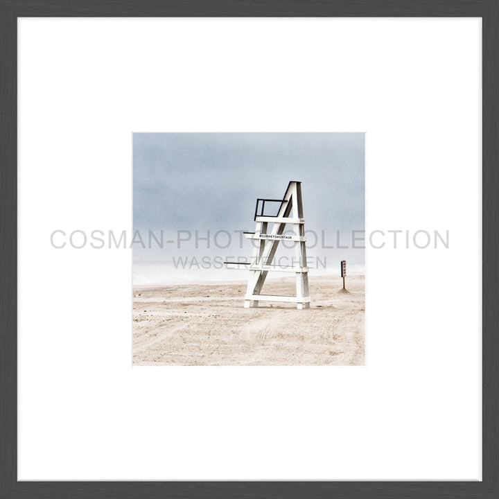 Poster Hamptons Long Island ’BEACH’ HM27O - 43x43cm