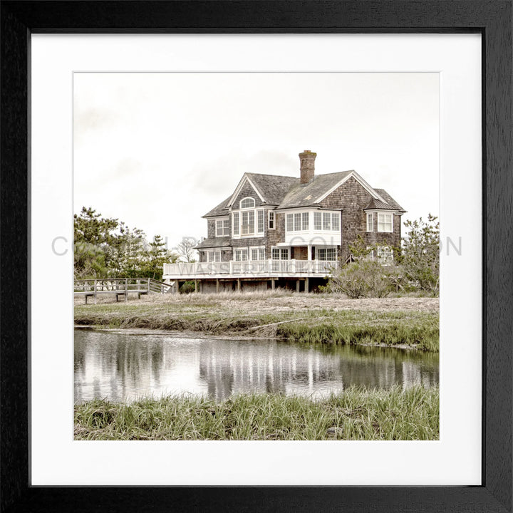 Poster Hamptons Long Island ’Beach House’ HM19Q