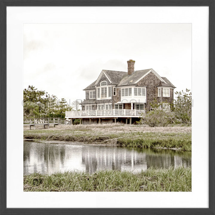 Poster Hamptons Long Island ’Beach House’ HM19Q