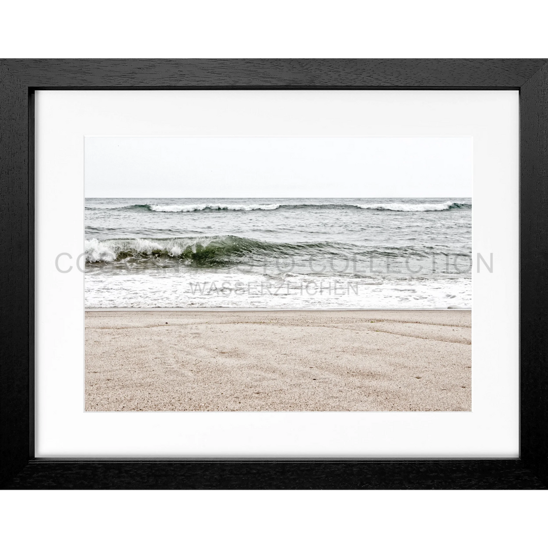 Poster Hamptons Long Island ’Ocean’ HM21 - Schwarz 3cm