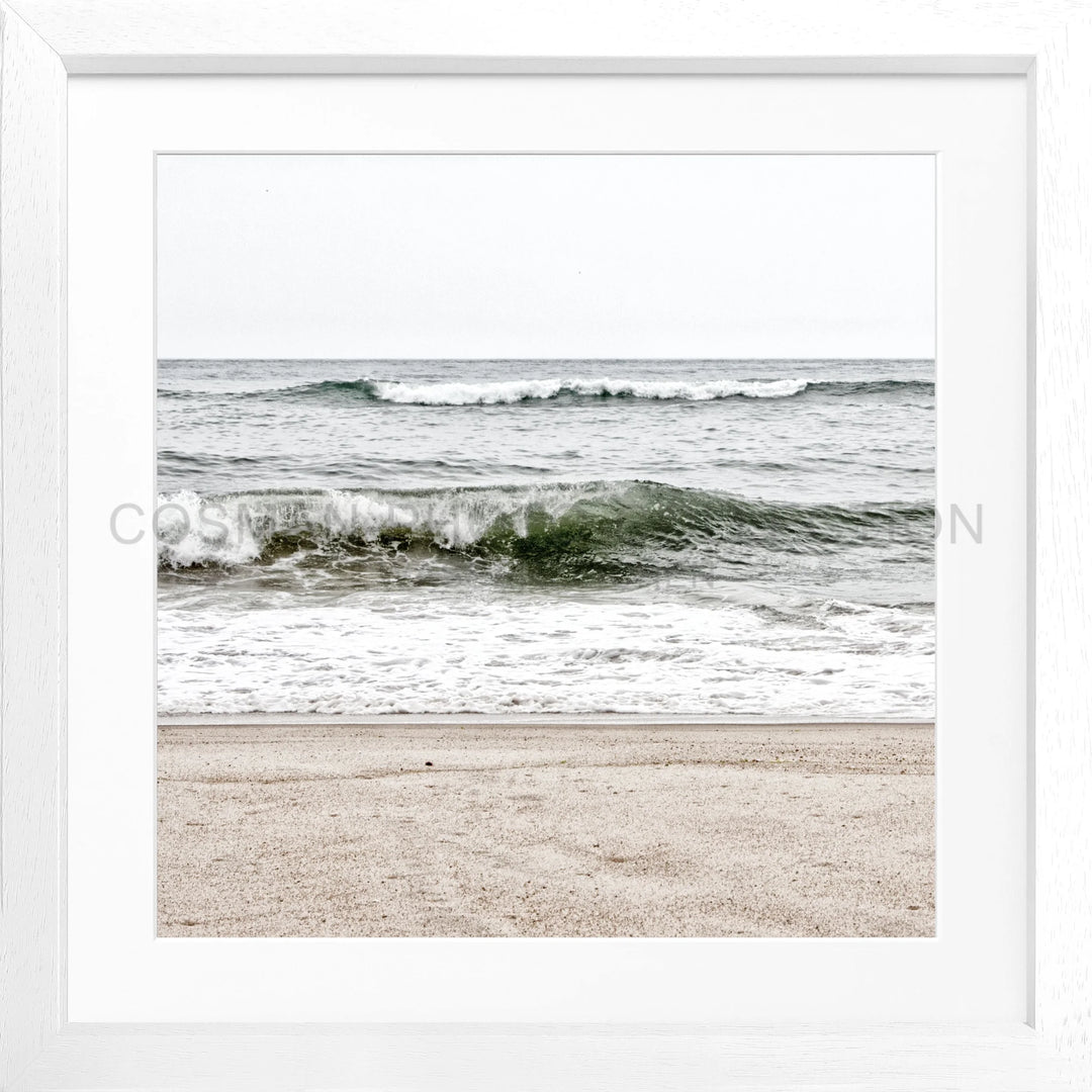 Poster Hamptons Long Island ’Ocean’ HM21Q - Weiss 3cm