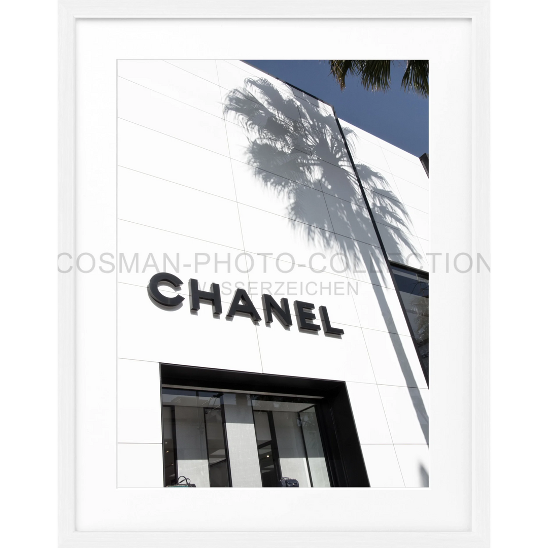 Poster Kalifornien Beverly Hills ’CHANEL’ HW05 - Weiss