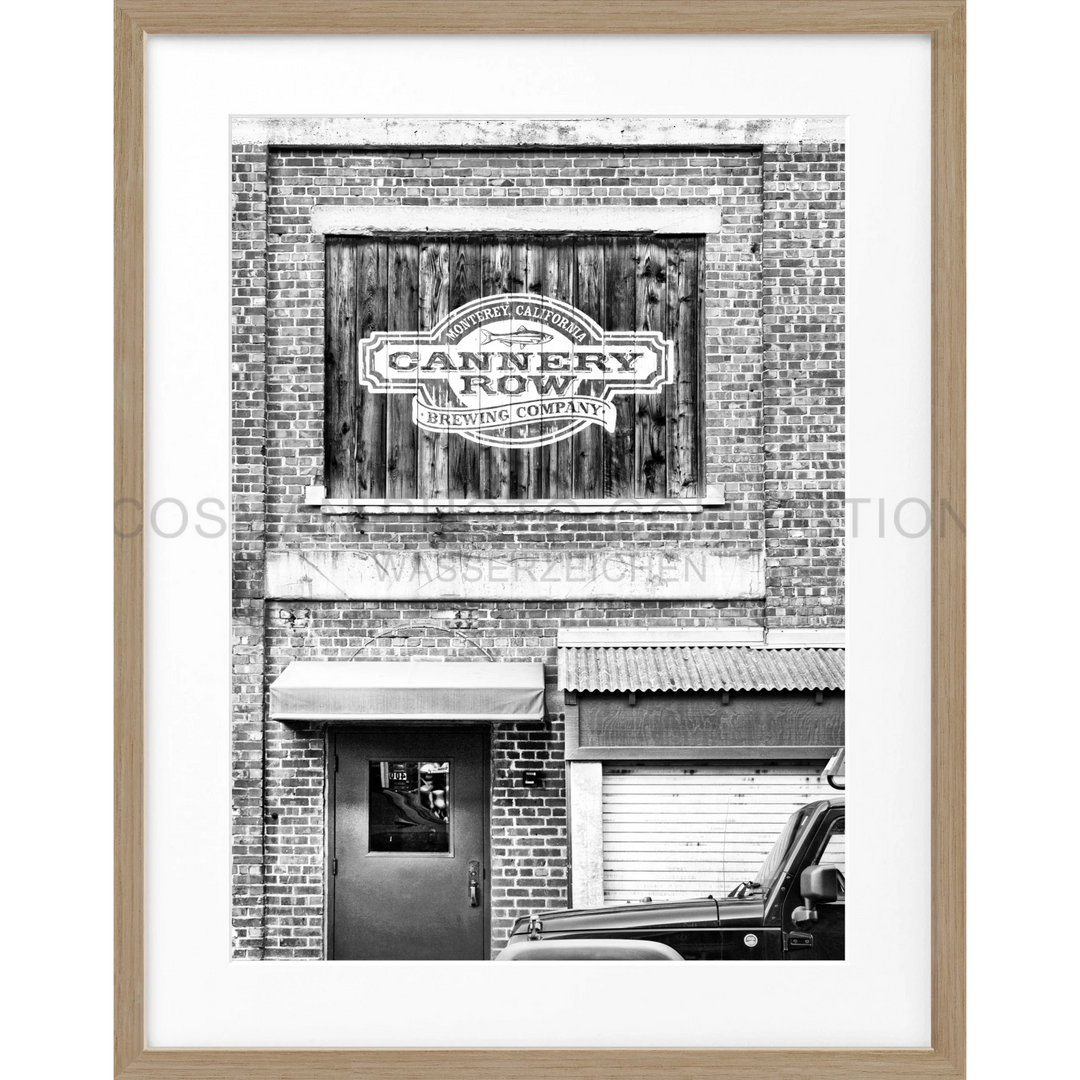 Poster Kalifornien ’Cannery Row’ Monterey K07 - Eiche