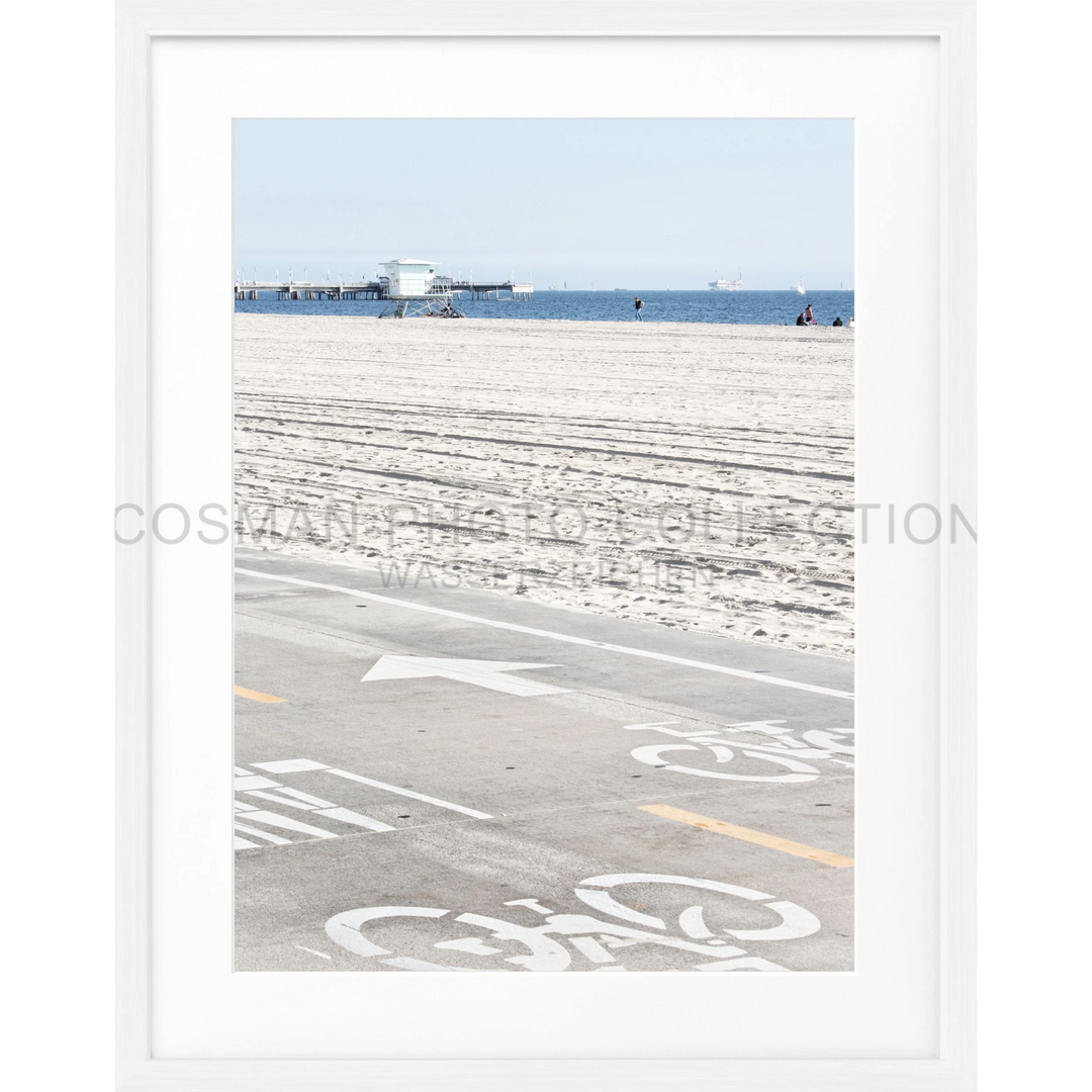 Poster Kalifornien ’Huntington Beach’ K139 - Weiss