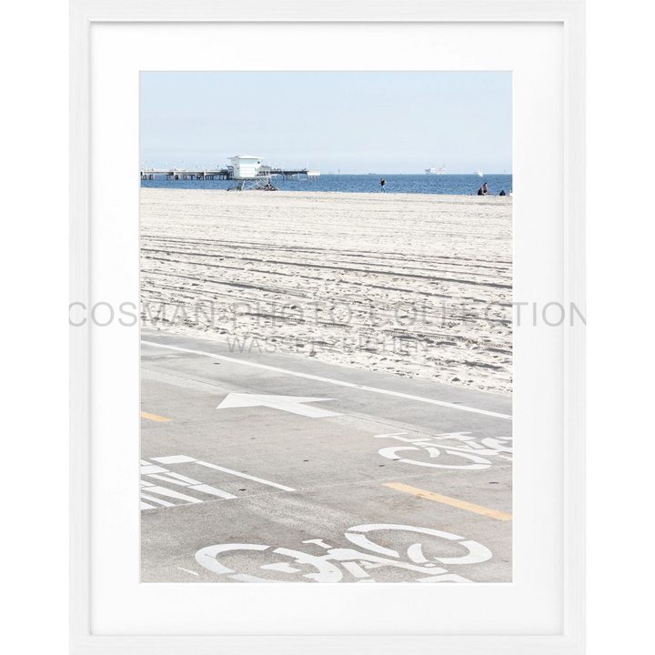 Poster Kalifornien ’Huntington Beach’ K139 - Weiss