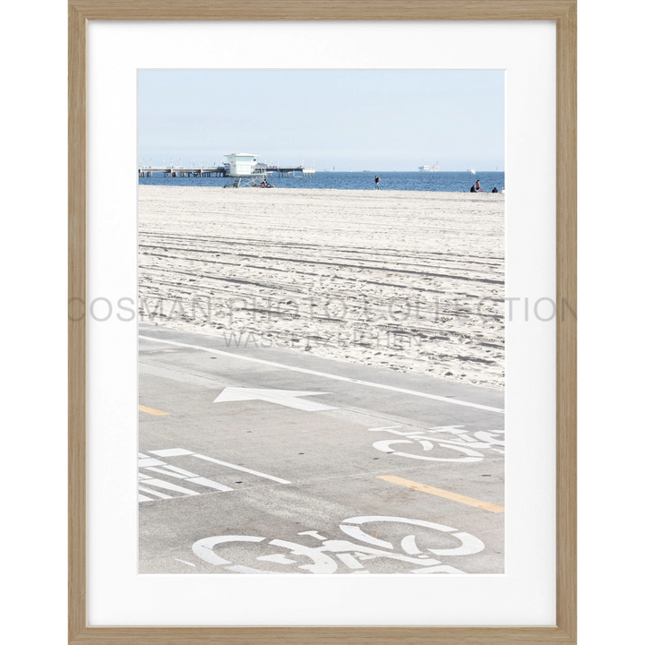 Poster Kalifornien ’Huntington Beach’ K139 - Eiche