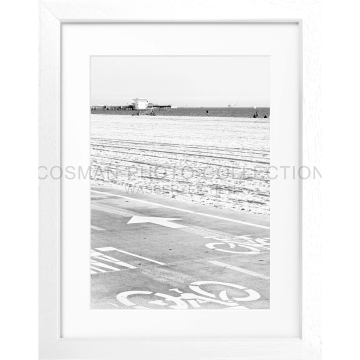 Poster Kalifornien ’Huntington Beach’ K139 - Weiss 3cm