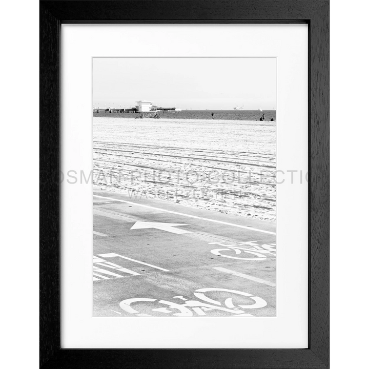 Poster Kalifornien ’Huntington Beach’ K139 - Schwarz