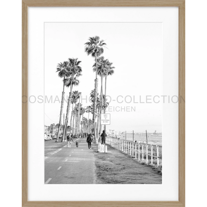 Poster Kalifornien ’Huntington Beach’ K152 - Eiche