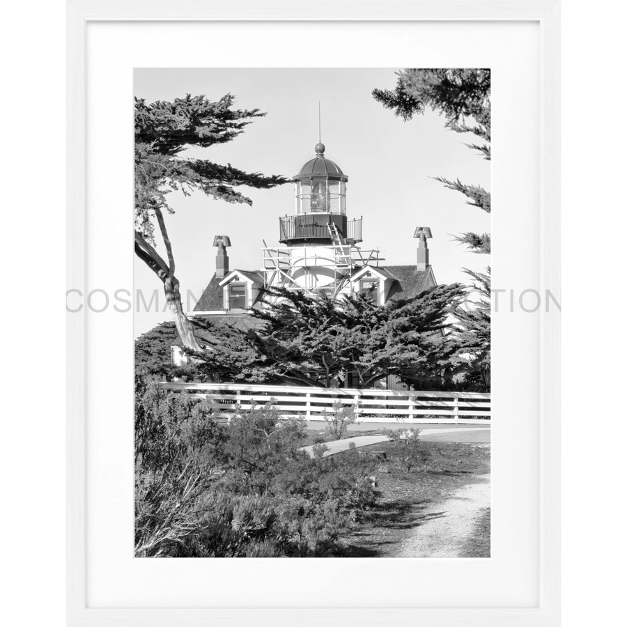 Poster Kalifornien ’Lighthouse’ L09 - Weiss 1.5cm