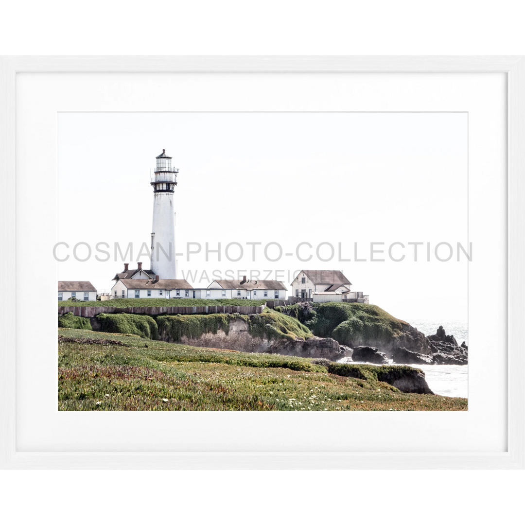 Poster Kalifornien ’Lighthouse’ L10 - Weiss 1.5cm