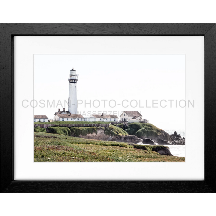 Poster Kalifornien ’Lighthouse’ L10 - Schwarz 3cm