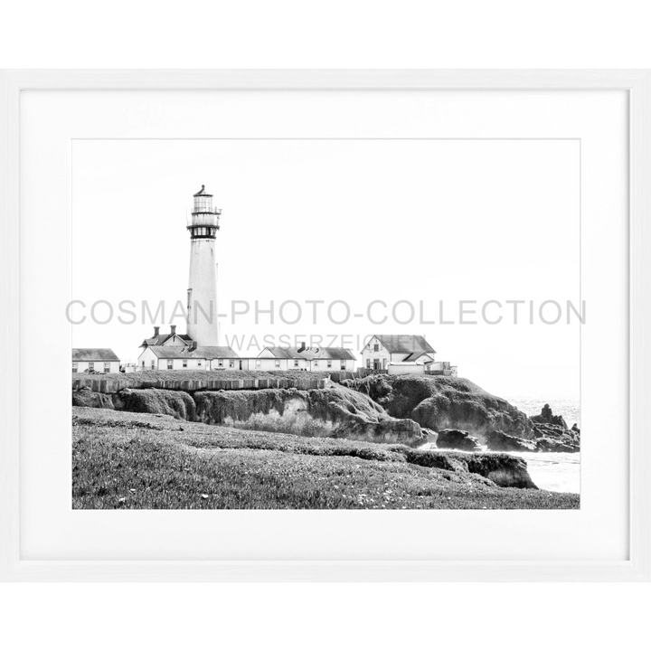 Poster Kalifornien ’Lighthouse’ L10 - Weiss 1.5cm