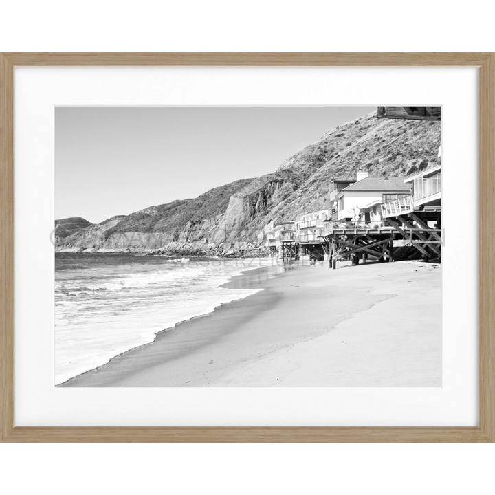 Poster Kalifornien Malibu ’Beach House’ K57 - Eiche