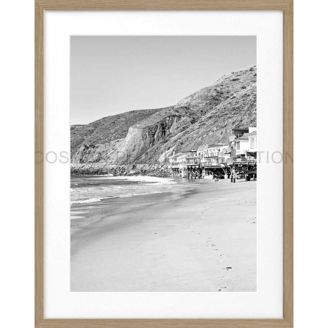 Poster Kalifornien Malibu ’Beach House’ K58 - Eiche