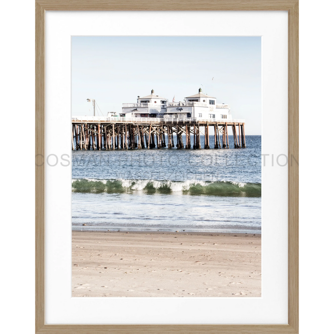 Poster Kalifornien Malibu Beach ’Pier’ K87 - Eiche