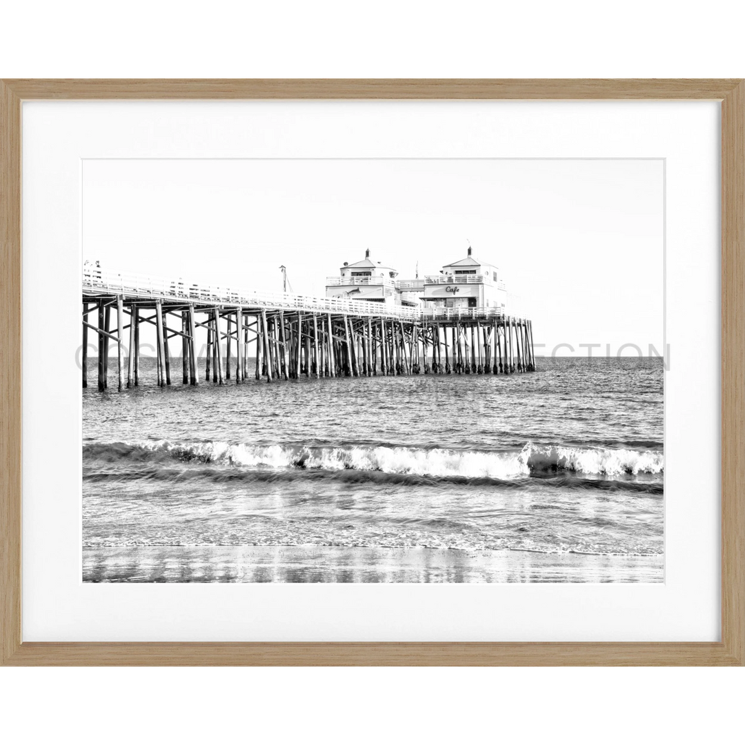 Poster Kalifornien Malibu Beach ’Pier’ K88 - Eiche