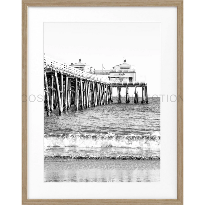 Poster Kalifornien Malibu Beach ’Pier’ K90 - Eiche