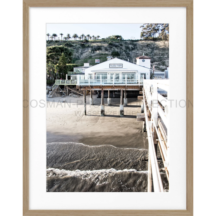 Poster Kalifornien Malibu Beach ’Pier’ K95 - Eiche