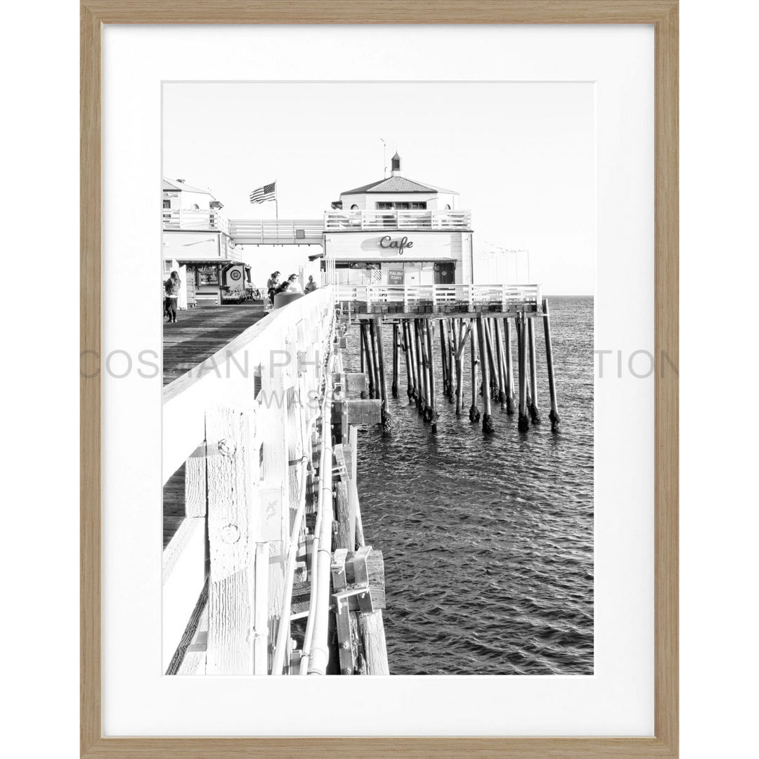 Poster Kalifornien Malibu Beach ’Pier’ K96 - Eiche