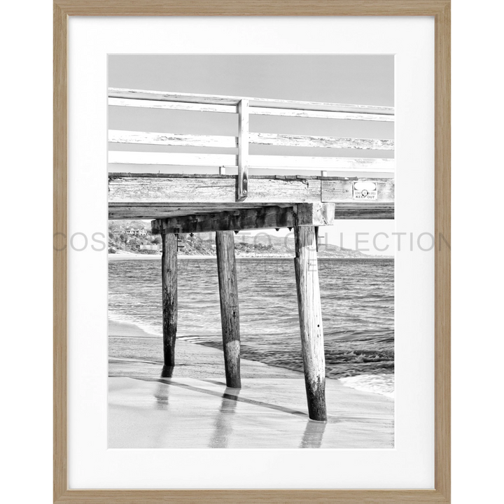 Poster Kalifornien Malibu ’Pier’ K68 - Eiche Furnier