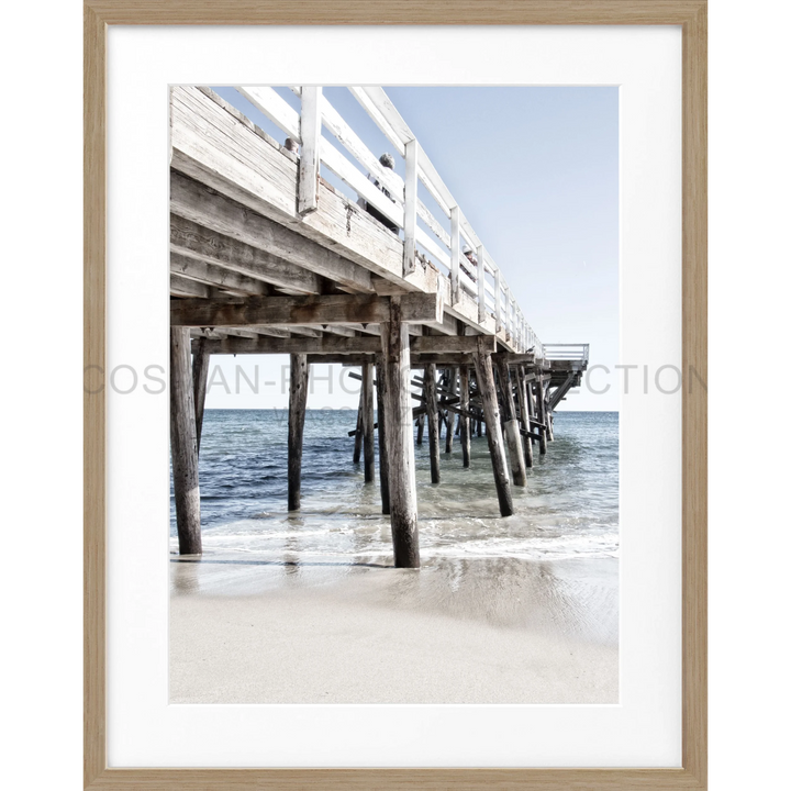 Poster Kalifornien Malibu ’Pier’ K69 - Eiche Furnier