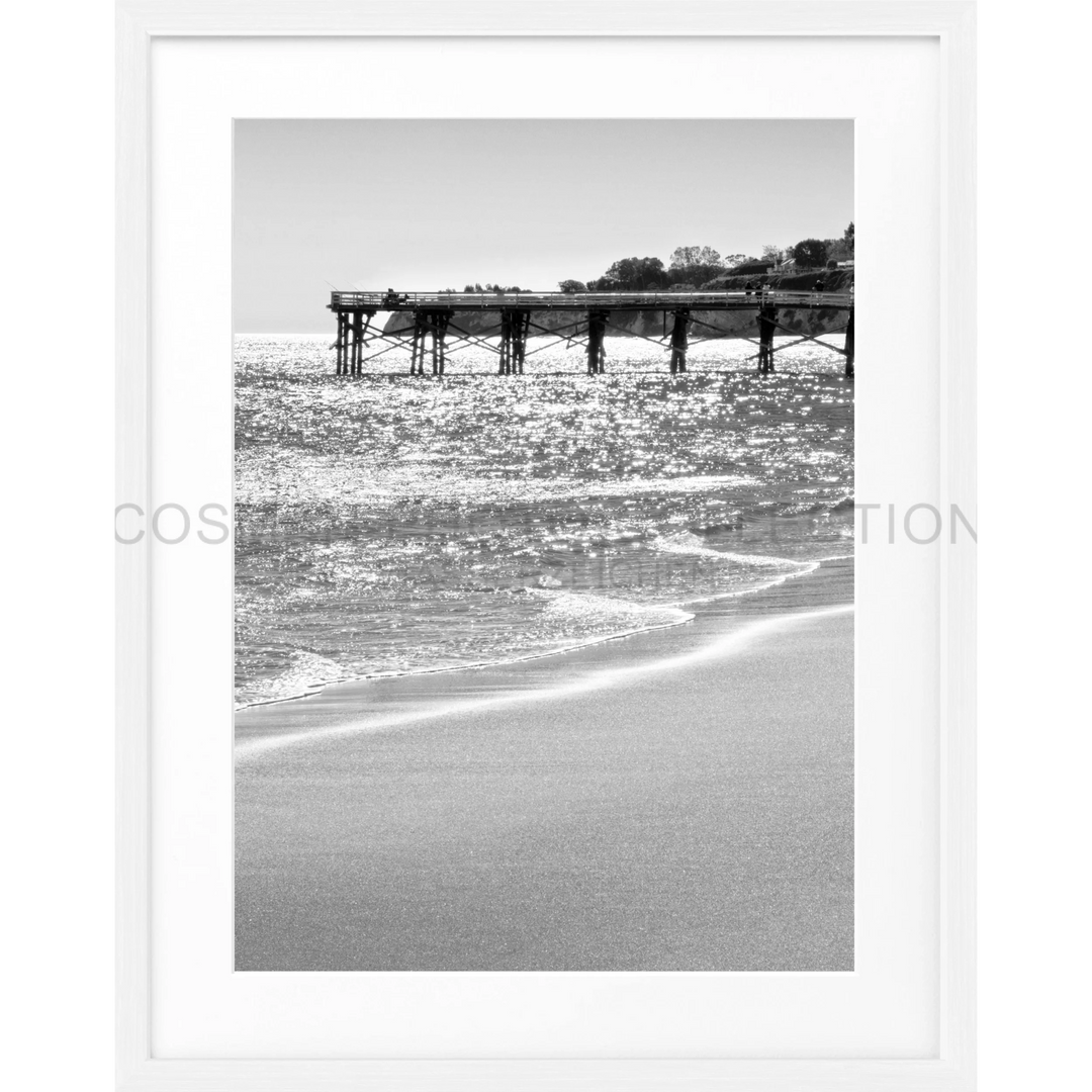 Poster Kalifornien Malibu ’Pier’ K76 - Weiss 1.5cm / S