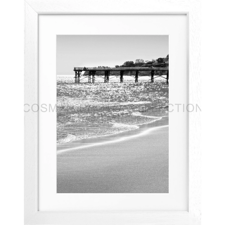 Poster Kalifornien Malibu ’Pier’ K76 - Weiss 3cm