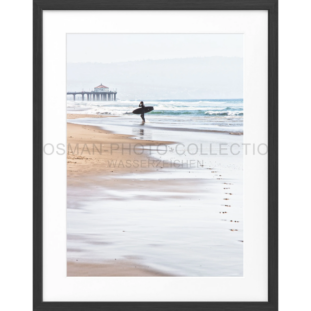 Poster Kalifornien Manhattan Beach ’Surfer’ K192