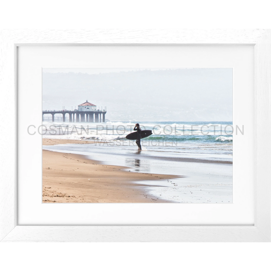 Poster Kalifornien Manhattan Beach ’Surfer’ K192A