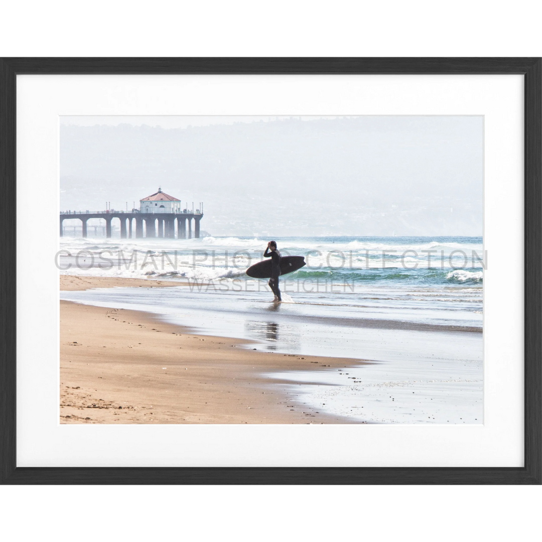 Poster Kalifornien Manhattan Beach ’Surfer’ K192A