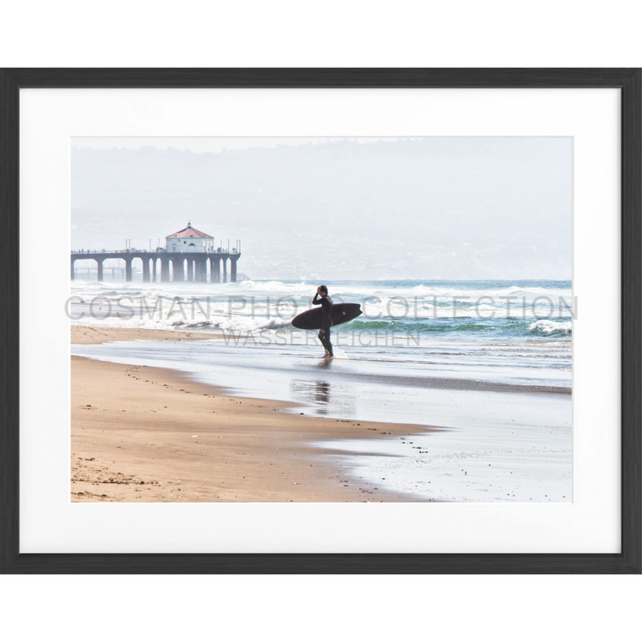 Poster Kalifornien Manhattan Beach ’Surfer’ K192A