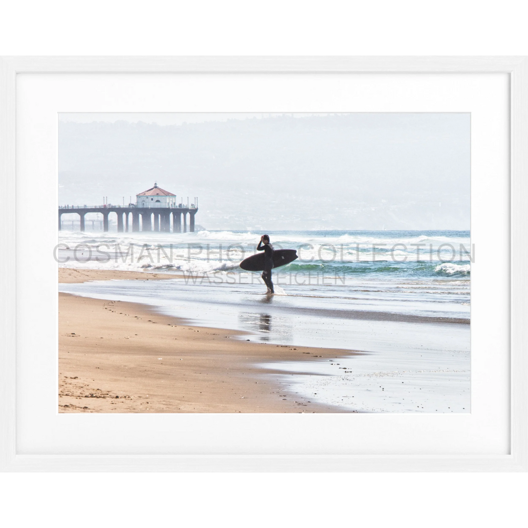 Poster Kalifornien Manhattan Beach ’Surfer’ K192A