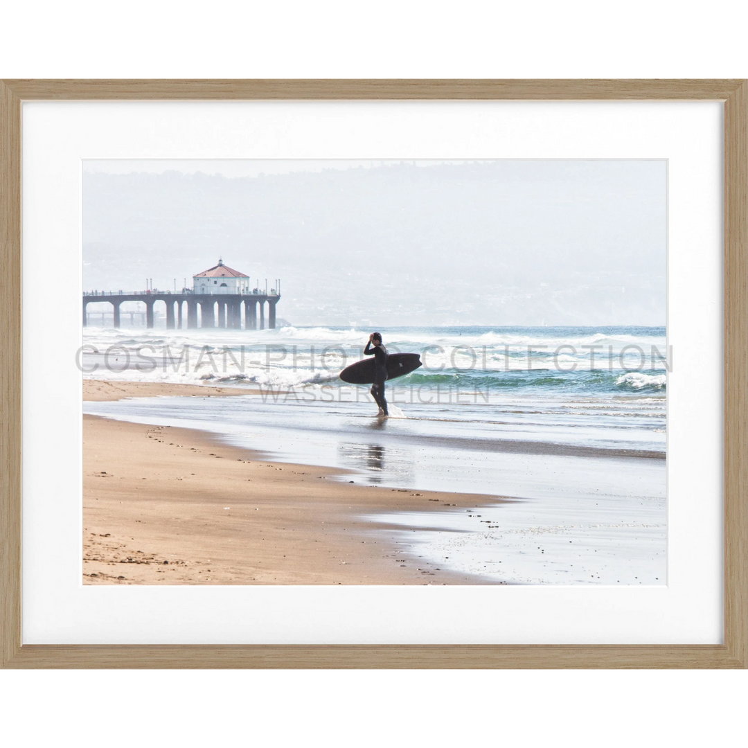 Poster Kalifornien Manhattan Beach ’Surfer’ K192A