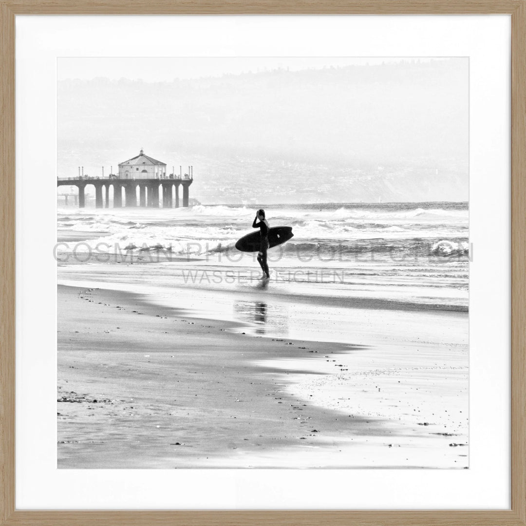 Poster Kalifornien Manhattan Beach ’Surfer’ K192Q