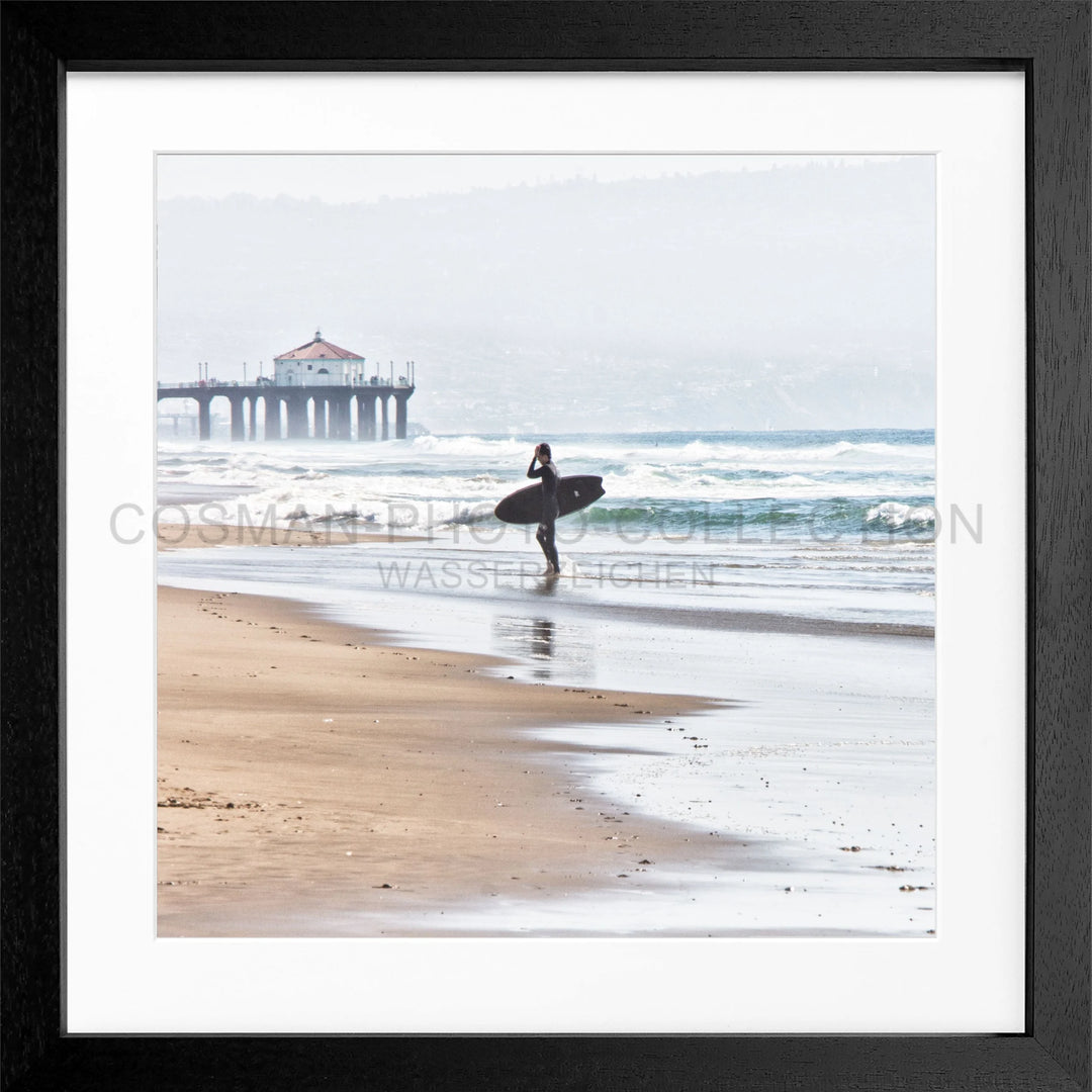 Poster Kalifornien Manhattan Beach ’Surfer’ K192Q