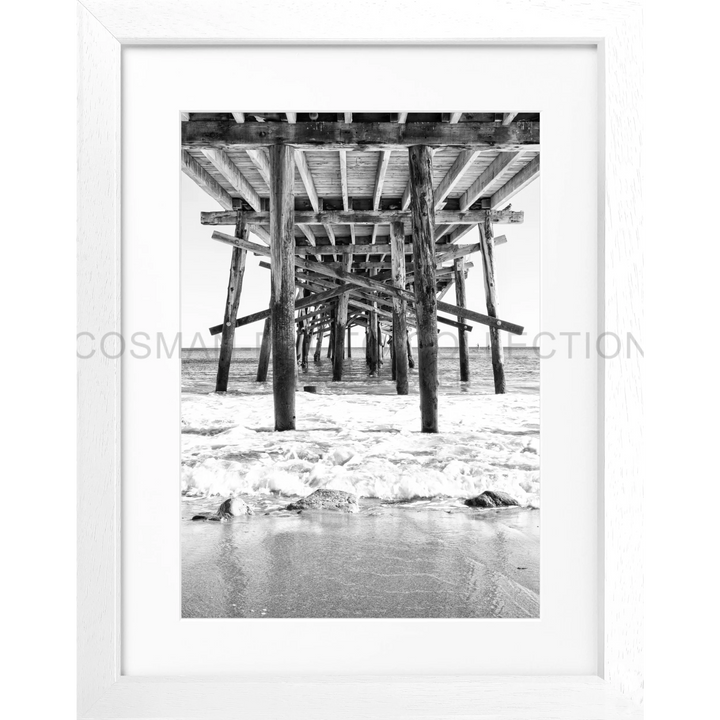 Poster Kalifornien ’Pier’ K85 - Weiss 3cm / Motiv: