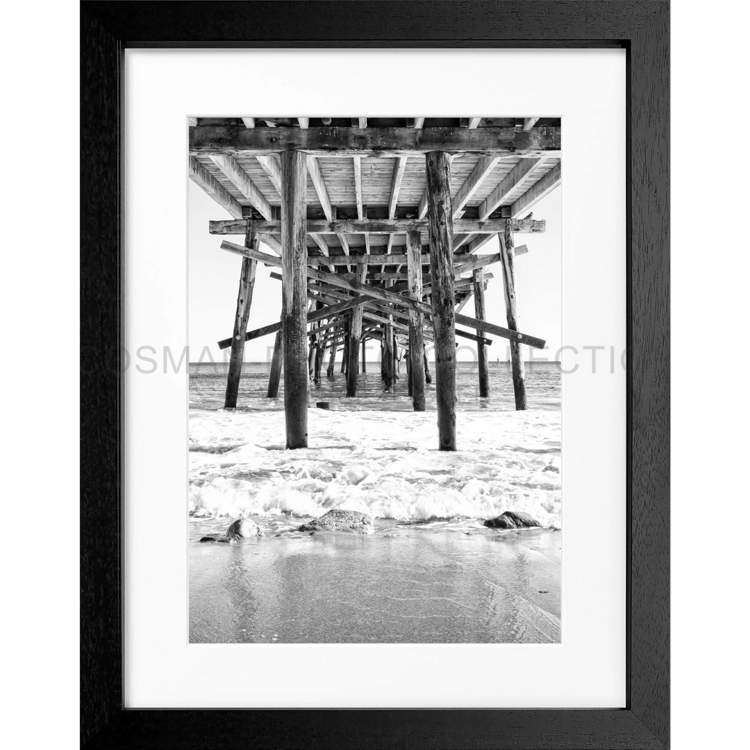 Poster Kalifornien ’Pier’ K85 - Schwarz 3cm / Motiv: