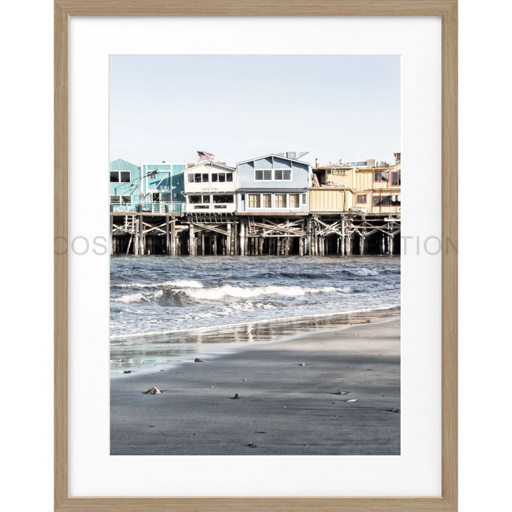 Poster Kalifornien ’Pier Monterey’ K01 - Eiche Furnier