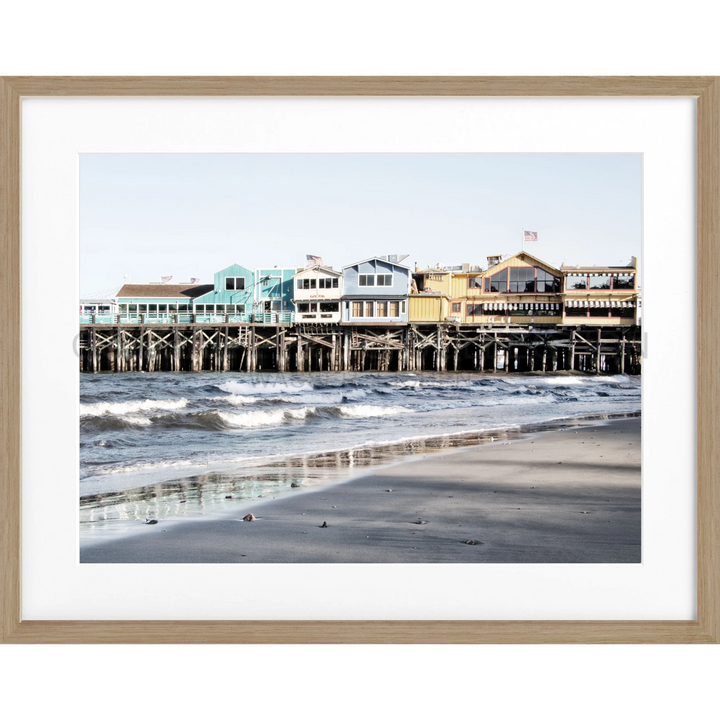 Poster Kalifornien ’Pier Monterey’ K02 - Eiche Furnier