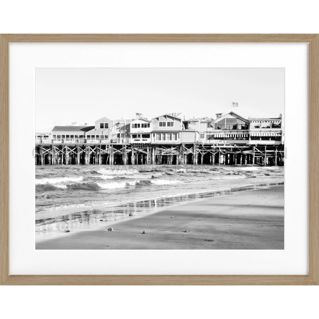 Poster Kalifornien ’Pier Monterey’ K02 - Eiche Furnier