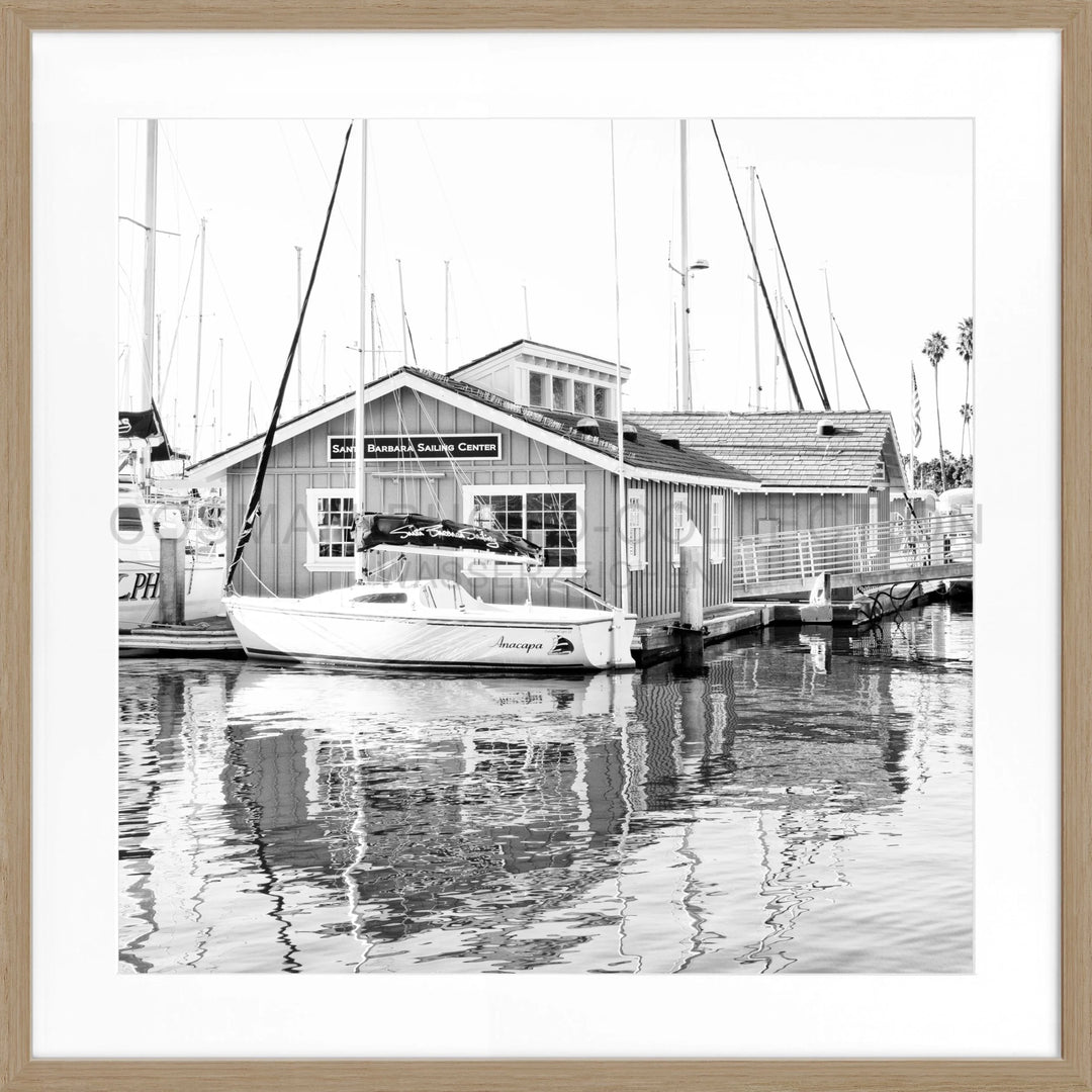 Poster Kalifornien Santa Barbara ’Boat House’ K24Q